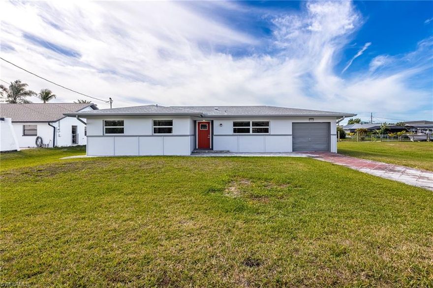 Direct Gulf access awaits—just a short ride through Mullock Creek with no bridges. Located in a true boating community with no HOA fees and non-gated, this property gives you the freedom to enjoy the coastal lifestyle on your terms. You can also build your Dream home!
The lot offers a rare opportunity to rebuild your own custom dock and lift, perfectly tailored to your boating needs. The home features 2 bedrooms plus a den/flex room combined with the laundry area and has been thoughtfully remodeled throughout. Updates include New white kitchen cabinetry, Brand-new appliances (refrigerator, stove, dishwasher), Updated HVAC system, new septic system, Tankless water heater, Pot filler over the cooktop and Impact windows and doors.

Homes with this level of Gulf access and value are rarely available—and they move quickly. You’ll be minutes from some of Southwest Florida’s top destinations, including Coconut Point Mall, SWFL International Airport, Florida Gulf Coast University, Lakes Park, Six Mile Cypress Slough, Gulf Coast Town Center, and the region’s iconic white-sand beaches.

Come see the potential and start imagining your life on the water. Welcome to Paradise!