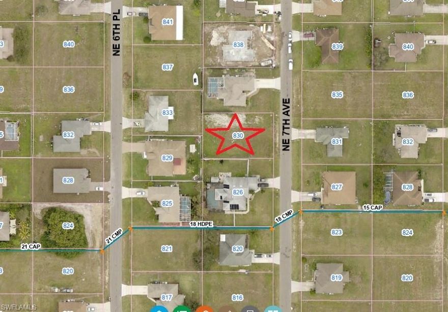 City Water, Sewer, And Irrigation installed and available. This area is surrounded by many newer homes and is perfect to build your new Florida home on. GREAT LOCATION, close to shopping and may restaurants. This one won't last long. City Website states Owl's Nest on property, Lot has been priced accordingly.