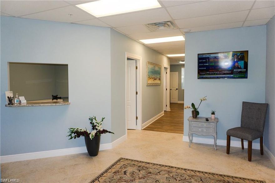 This stunning first floor office space was completly updated in 2020 and freshly painted on 2022. There are 4 office spaces, a conference room, a reception area, and kitchenette for your convenience. Wood floors throughout. Tankless water heater. A great location and quality space. Don't miss the opportunity to make this your new office. All Furnished for your convenience. Newer A/C compresor installed. Please read confidential remarks. Please don’t disturb tenants. Appointment is needed