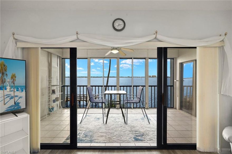 Welcome to Sunset Vista, a highly sought-after waterfront community in the heart of the Downtown Fort Myers River District. This 2-bedroom, 2-bathroom condo presents an exceptional opportunity for savvy buyers or investors, priced at least $100,000 below comparable units in the community. Offering 1,175 square feet, this second-floor unit features breathtaking, unobstructed views of the Caloosahatchee River, stunning sunsets, and the city skyline from your private screened lanai, complete with hurricane-rated roll-down shutters for added peace of mind. Inside, the main living areas showcase newer flooring, while the kitchen and bathrooms provide a blank canvas ready for your custom renovation, allowing you to create your ideal space without paying retail pricing. Sunset Vista is a well-maintained and financially stable community that has successfully passed all required engineering inspections and has never experienced flooding during past hurricanes, an invaluable advantage in Southwest Florida. Residents enjoy an amenity-rich lifestyle, including a heated pool, pickleball courts, bocce ball, shuffleboard, horseshoes, a fitness center, and a vibrant social calendar that fosters a true sense of community. The location is simply UNBEATABLE. Just a short walk away, the Downtown Fort Myers River District offers an energetic mix of riverfront dining, live music, art galleries, boutique shopping, and year-round events. Enjoy evenings along the water, explore the local culinary scene, catch performances at the historic Arcade Theatre, or stroll through the charming streets near Centennial Park. From farmers markets to festivals and waterfront concerts, there is always something happening just steps from your door. The HOA provides exceptional value, covering cable, internet, water, and trash - making ownership both convenient and cost-effective. Whether you’re looking for a primary residence, seasonal getaway, or investment opportunity, this property delivers unmatched value, million-dollar views, and an unbeatable location. *This is a potential short sale. The lender has previously approved a conditional short sale; final bank approval will be required.* Don’t miss your chance to transform this waterfront condo into your dream space and schedule your private showing today.