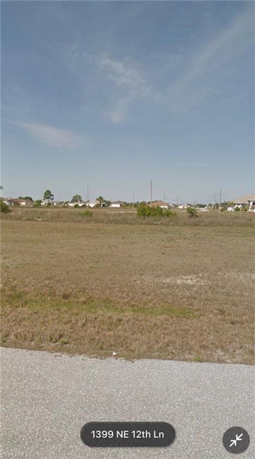 Build your Dream home on this vacant residential lot with views of the canal! Can be purchased with 4 other Cape Coral Lots.