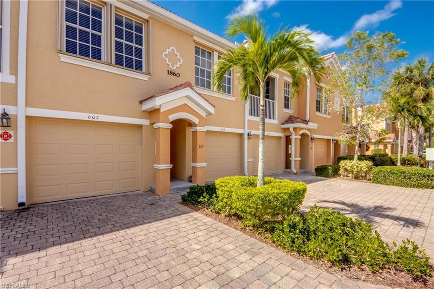 Beautifully remodeled 2 Bed/2 Bath NE Cape Condo. Located in Concordia, an idyllic, pet-friendly community boasting lush, mature landscaping and a host of amenities that include a resort style pool and spa; a fully equipped gym and a large lake and walking trail. Concordia is in a NO FLOOD zone and new roofs, gutters and facia were installed in 2024. HOA fees include pest control, water, sewer, internet, cable and lawn care for a low maintenance, carefree lifestyle.  
This lovely upstairs unit is loaded with upgrades including LVP flooring throughout, impact glass windows, a balcony hurricane shutter, granite countertops, new ceiling fans and SS Maytag appliances purchased in 2024. The generously sized primary bedroom boasts a walk-in closet and an ensuite bath with a separate tub and shower. The secondary bedroom is also oversized and has two closets for extra storage. There's also a conveniently attached two-car, tandem garage with an inside entrance.
Priced right and a wonderful value! Schedule a showing today!