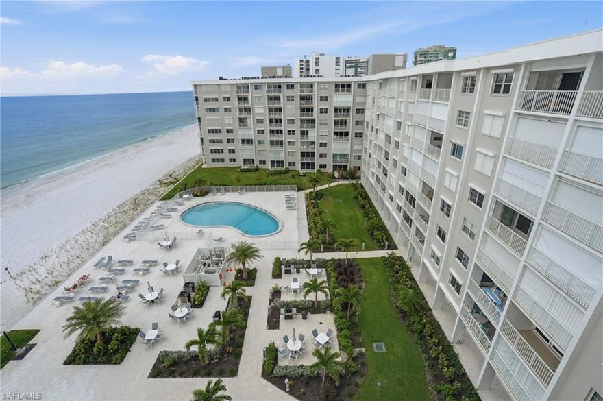 Exquisite newly renovated Gulf-front residence in the prestigious Naples Continental Club, offering breathtaking panoramic views of the Gulf of Mexico. Unit 814 features a thoughtfully designed layout ideal for both elegant entertaining and relaxed vacation living. Floor-to-ceiling windows and a spacious balcony allow you to fully embrace the sun, surf, and sunsets.

The kitchen now includes an air fryer oven, adding convenience and modern appeal. Residents enjoy direct beach access, a Gulf-front pool, outdoor lounge areas, fitness center, and 24-hour security. The building also offers guest accommodations and deeded parking for convenience.

Perfectly positioned in the coveted Moorings neighborhood, this residence is just minutes from fine dining, boutique shopping, and the excitement of Fifth Avenue South. Ideal for personal use or as a high-end vacation rental, this unit combines luxurious newly renovated beachfront living with strong rental potential and unmatched lifestyle appeal.
