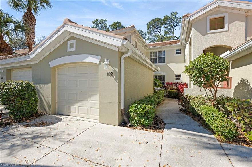 Experience the Naples Florida lifestyle in this beautifully updated residence located in the highly sought-after gated community of Tarpon Bay in North Naples. This meticulously maintained home features two spacious bedrooms plus a versatile den, perfect for a home office or guest space, and includes the rare convenience of a one-car garage separated by a charming covered breezeway. Peace of mind is built-in with full hurricane impact windows and doors, a brand-new roof installed just two years ago, and fresh exterior paint completed at the same time. The interior mechanics are equally impressive, featuring an air conditioning system and water heater that are both only four years old, along with a washer and dryer replaced within the last year.

Living in Tarpon Bay means enjoying resort-style amenities centered around the vibrant Castaways Club and a breathtaking 15-acre lake. Residents have access to a stunning infinity-edge pool and spa, a sandy lakefront beach with a gazebo, and a 2,500-square-foot state-of-the-art fitness center complete with an aerobics and yoga studio. The community is an active-lifestyle paradise offering Har-Tru tennis courts, pickleball, basketball, bocce ball, and sand volleyball, as well as a putting green for golf enthusiasts. The clubhouse serves as the social heart of the neighborhood, featuring a billiards room, business center, card room, and a catering kitchen for events. With nature trails, a kayak launch, and a children’s playground all tucked within 91 acres of lush preserves, this natural gas community offers a serene retreat just minutes from the upscale shopping at Mercato and the pristine white sands of Vanderbilt Beach