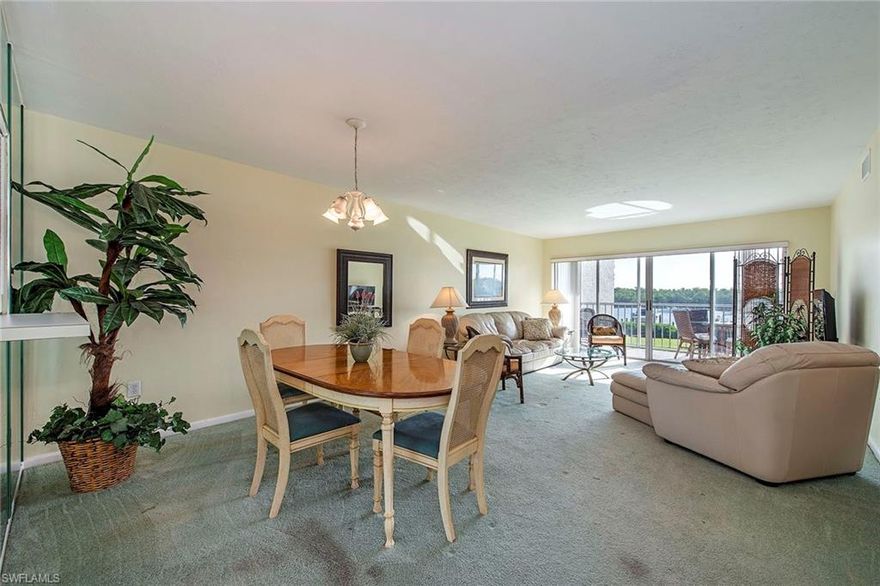 Centrally located to the shops and restaurants of Old Naples, Mariner's Cove offers a prime waterfront lifestyle. This 2-bedroom/2-bath unit has its own deeded boat slip #73 and private garage #51. Views from the screened-in lanai offer superb water views across to a protected mangrove preserve. Nearby are the white sand beaches of the Gulf and the newly opened Baker Park.