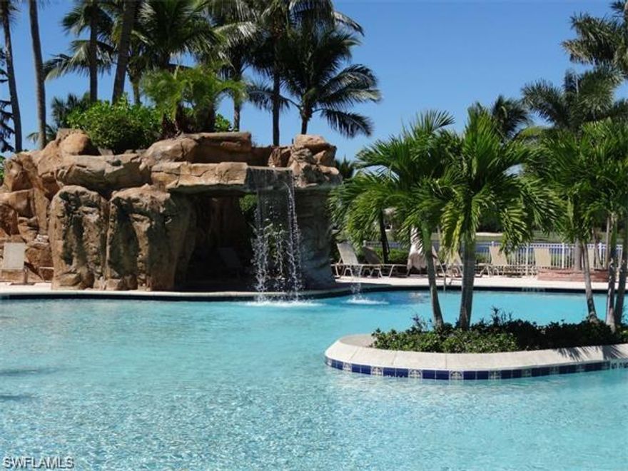 Turnkey & tastefully furnished, this condo is MOVE-IN-READY & offers a FULL BUNDLED GOLF & SOCIAL MEMBERSHIP! Prime Location within Legends Golf & Country Club. This Very Popular CARLISLE floor plan has AMAZING LAKEFRONT views. Walking distance to the Main Clubhouse. Legends offers Grand-Slam Tennis, fantastic Golf, a Pro-Shop, Pub, Restaurant & more. Legends is THE BEST BUNDLED GOLF DEAL IN SOUTHWEST FLORIDA. NO GOLF OR CART FEES. LOW TAXES! Publix down the road, RSW Airport, 10 minutes, I-75 less than 5 minutes, Restaurants, shopping in every direction! This condo is LIGHT & BRIGHT with a Great Room FLoor Plan. Ready to USE or RENT-Out! JUST IN TIME FOR THIS UPCOMING WINTER SEASON! Master bedroom features 2 walk-in closets, DUAL SINKS in the bathroom & Walk-in Shower. Guest Bedroom has a HUGE closet, private bathroom, with a DESK area in the hallway. Electric HURRICANE SHUTTERS.  Step outside onto the South facing lanai & enjoy the outstanding view of the lake with the golf course in the distance.  What is so nice and UNIQUE about 8500 Legends Blvd, is its intamacy and privacy. Only 1 building. This condo has it all!  Perfect Location, Perfect Community and a Perfect Time to Buy!