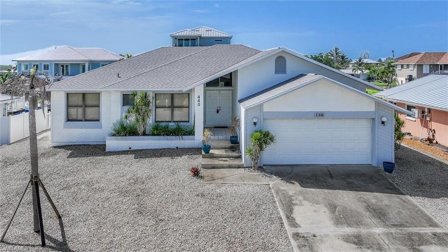 This renovated 3-bedroom, 2-bathroom home offers the ultimate Florida lifestyle with direct gulf access and room for a pool right on the water! Professionally remediated and remodeled after Hurricane Ian, the property sits high and dry, and remained undamaged through both storms Milton and Helene.
Recent Updates Include:
New roof- All-new kitchen with modern appliances- Updated bathrooms with contemporary finishes- Wood-look tile flooring throughout- New water heater- High-impact front and garage doors.Fresh interior and exterior paint
New interior doors- Painted garage floor- New ceiling fans and light fixtures throughout.
This spacious, move-in-ready home offers peace of mind with all major systems updated, and stunning water views just steps from your backyard. Furniture in photos has been virtually staged to help visualize the layout and potential.
Don’t miss this rare opportunity for waterfront living just moments from the open water!