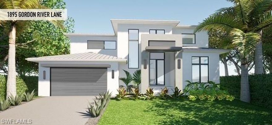 Looking to Build your next dream home on the water?  This waterfront lot is centrally located in Naples, in a private, gated enclave of only 20 homesites in Nature Pointe.  The ONLY available lot left in Nature Pointe, has a rear waterfront length of 106 ft, which provides endless possibilities to design and build a dock suitable to your needs for boats, jet skis, or kayaks.  Enjoy scenic boat ride to the Naples Bay, only minutes away.  The backdrop for the rear view of the homesite is the Greenway Conservancy, which cannot be developed.  Building plans and renderings for a beautiful modern home on the site, developed by renowned Naples architect, or bring your own ideas to this exceptional waterfront lot.