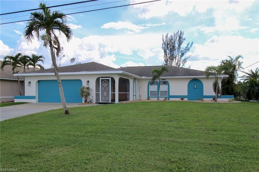 Sit back and enjoy making memories in this beautifully furnished, 3 bedroom, 2 bathroom Florida pool home! Boasting a huge open-concept Great Room/Kitchen/Dining area - there is plenty of room for entertaining. Sitting on a freshwater canal, this home boasts a heated pool, perfect for wintertime dips and relaxation. New A/C keeps the home cool during the hot summer months. Dock and seawall setup for enjoying drinks and snacks waterside in the Southwest Florida Sunshine. Bring your kayak, canoe and fishing pole! For leases less than 6 months, tenant to pay 11.5% sales/transient rental tax. Equity Property Management has partnered with Obligo, a security deposit alternative for qualified renters!