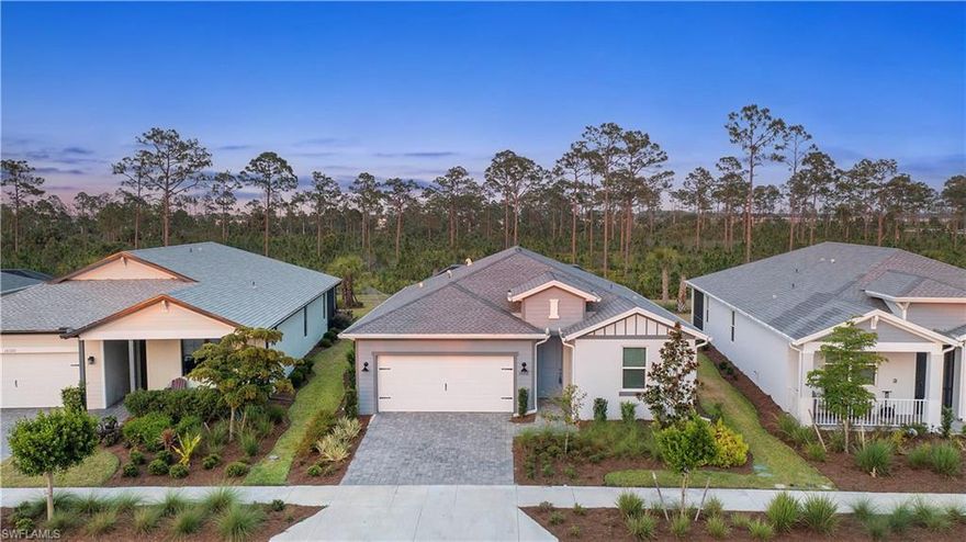 This is the one you've been looking for! Featuring 3 bedrooms, 2 Bathrooms, 2-Car Garage with a Pool and Spa, plus, a Huge Fenced Yard! All of this on a Private Preserve Lot, that's just under 1/4 acre! This Home is the Curlew floor plan, by Meritage Homes, and it was built in 2022 with every possible upgrade and option offered. Impact windows and doors, wood plank tile floors, upgraded cabinets and quartz countertops. This home was barely lived in and still looks and feels like new. Also, this area of Lake Babcock is complete so no more construction vehicles to navigate around. The home is centrally located in Babcock Ranch where you are in close proximity to the Cypress Lodge pool, Babcock schools, and Founder's Square where you can enjoy entertainment, food trucks, and farmers markets every weekend. Babcock Ranch also features a handful of restaurant choices and grocery shopping all in which you can get to via a quick golf cart ride. You're also just a short distance away from all of the new development happening in phase II of Babcock Ranch.  **Some photos have been virtually staged for appearance purposes only.