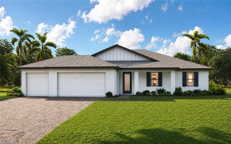 Pre-Construction opportunity — Wholesale Build Pricing with Built-In Equity. Brand new construction home + land package in growing Port Charlotte. Seller is a builder/developer passing wholesale savings directly to buyer — build at our cost and keep the spread for yourself. The Grand Cayman 2 floor plan offers 3 bedrooms plus a den, 2 bathrooms, and 1,974 sqft of premium living space — perfect for buyers who need a flexible home office, gym, or guest space. Includes all utility connections (city water + sewer), driveway, landscape package, and builder warranty. Pick your floor plan, pick your finishes, we build, you move in.

List price reflects land + build package at current spec. Price subject to change based on upgrades, finish selections, or spec/size changes. Build package can be placed on other lots as well
ALL OFFERS WELCOME. Quick close possible.