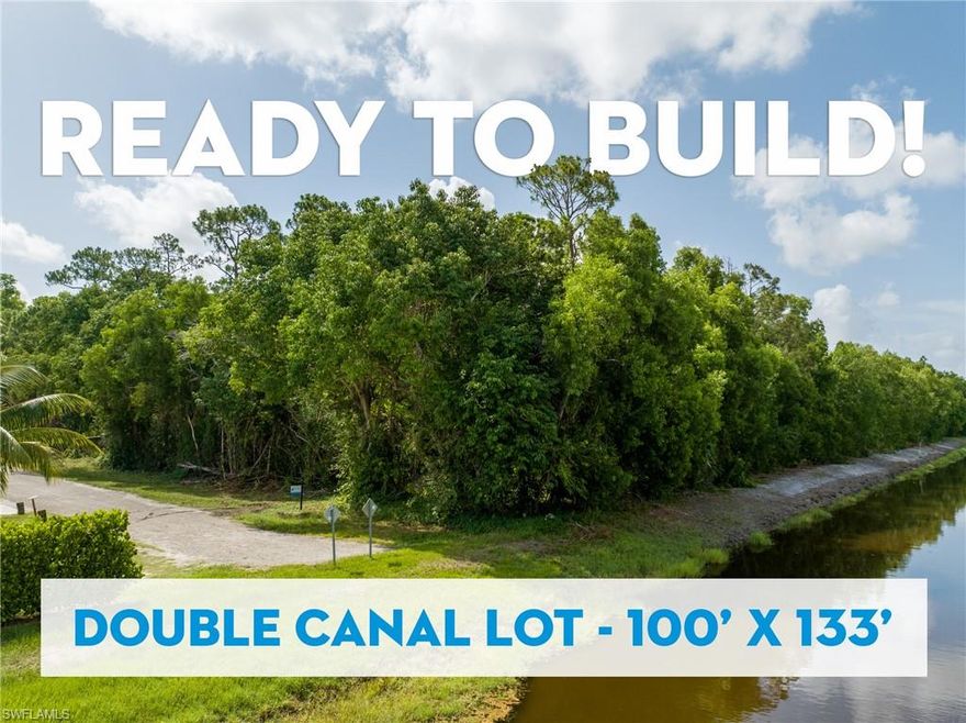 Incredible Opportunity to purchase a Ready to Build, Double Canal Lot in the Heart of Naples! *Can also be split in half for TWO Standard Home Sites. Situated on a Private dead-end road within a 5 Miles Radius containing the Best of everything Naples has to offer: Infamous Beaches, Naples Pier, Downtown Fifth Avenue, Tin City, Third Street South, and countless other attractions. 3,000SF Home Plans included - Survey, Environmental Study, Protected Species Study, and Site plan all complete and included with the sale. Don't miss out on this Private and Lush piece of Paradise as New Construction continues to flourish in the area and land becomes less and less available. Enjoy a private dead-end street, adjacent to a canal and stretch of land that buffers the Luxury community of Isles of Collier... truly a location enveloped by Multi-Million Homes. Be sure to request the Aerial Video Tour!