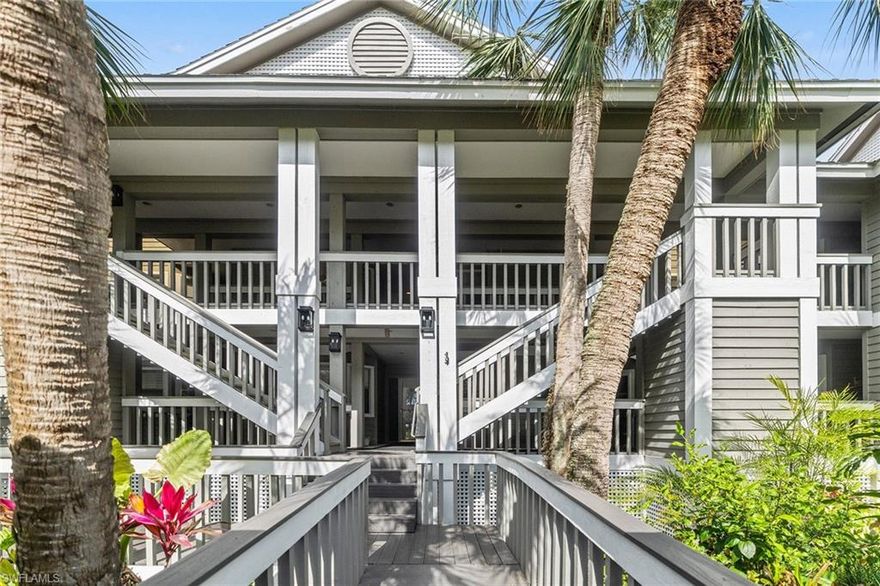 BRING AN OFFER! Best value in the Colony at Wiggins Bay! A perfect opportunity for updating to suit your needs and taste. This delightful two-bedroom, two-bath condominium in the serene community of The Colony at Wiggins Bay. Spanning approximately 1,260 square feet, this residence offers a harmonious blend of comfort and coastal charm. Enter inside to discover a spacious living/dining area that leads to a screened lanai that provides tranquil waterfront views. The kitchen features great space with a washer/dryer in residence. The primary suite is generous in size, offering peaceful water views and a spacious en-suite bath, ensuring a private retreat. A second bedroom and full bath accommodate guests or serves as a versatile space for a home office. Extra storage is off the screened lanai. Bring your ideas, designs and dreams and make this your seaside home. Ten residences in this intimate building are surrounded by lush landscaping and close to the community pool. There is an open parking space for each residence. No CDD, low fees! Two small pets allowed up to 30 pounds and six rentals per year with a 30-day minimum allowed. Residents of The Colony at Wiggins Bay enjoy access to a community pool and they also have the option to join membership at nearby Tarpon Cove Yacht & Racquet Club, offering a host of amenities and social activities including boat slip sales and rentals. West of U.S. 41, this prime location is minutes from Naples' pristine beaches, upscale dining, shopping and entertainment venues. Experience the best of coastal living in this charming Colony at Wiggins Bay residence.