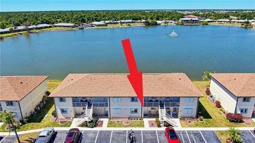 Affordable Waterfront Living in Punta Gorda Experience comfortable waterfront living in this practical two-bedroom, two-bath condo featuring beautiful wide lakefront views. Well-suited as either a year-round residence or a pleasant Florida getaway, this turnkey first-floor property in a central Punta Gorda location allows you to move in with minimal effort and start enjoying the relaxed lifestyle immediately. The condo is bright and airy with tile floors throughout and includes a functional screened lanai protected by hurricane shutters. The kitchen is equipped with all necessary appliances, while the master suite provides direct lanai access, a walk-in closet, and a private bathroom with a tiled shower. The layout offers good separation with a nicely sized guest bedroom and second bathroom positioned on the opposite side of the unit. Convenience features include in-unit laundry with washer and dryer. The screened lanai serves as a peaceful spot to unwind while enjoying the expansive waterfront view. The property benefits from a new roof installed in 2023, adding practical value and peace of mind. The friendly condo complex includes a community pool with clubhouse for residents to enjoy. This quiet, pet-friendly community delivers waterfront living at an accessible price point—making it a practical choice for those seeking lakefront property in Punta Gorda without the premium price tag.