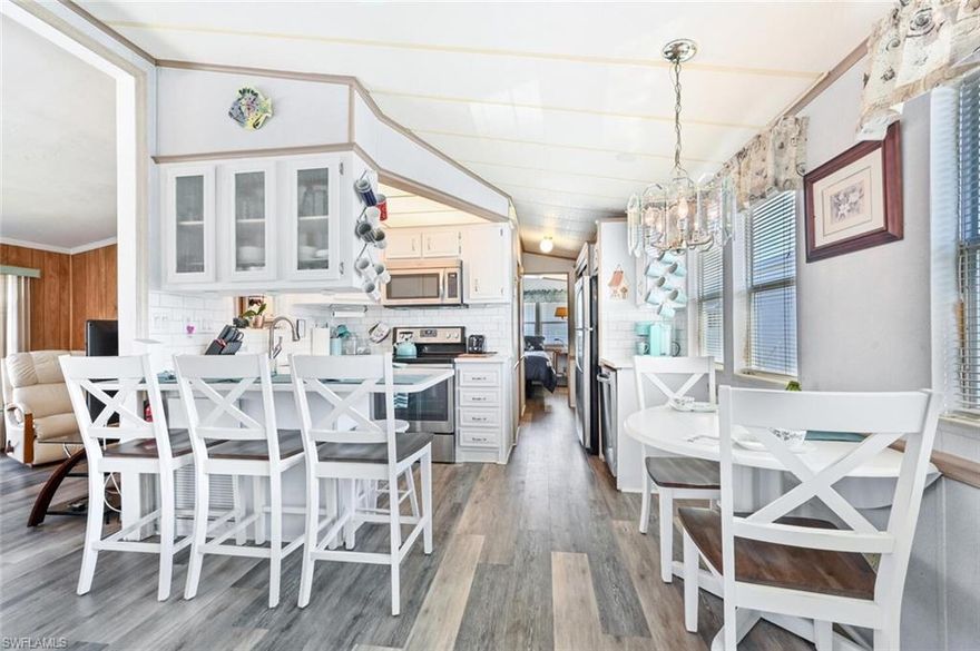 This 1991 Chariot property is a perfectly maintained home or fantastic investment property. BRAND NEW ROOF WITH A TRANSFERRABLE WARRANTY AS WELL AS A NEW A/C UNIT. 55+ Community with all the amenities you can possibly imagine. Riverwoods Plantation has their own Activity Director and Property Manager. Riverwoods Plantation also has a boat ramp on Estero River where you can enjoy kayaking, boating, fishing, and more! Boat storage is available as well. Riverwoods is conveniently located to all shopping, airport, restaurants, and beaches. Schedule your showings today!