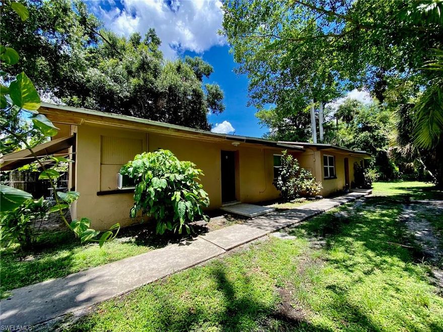 Charming Duplex in Up-and-Coming Midtown Area! Fantastic Investment Opportunity! Discover the potential in this duplex located in the vibrant and emerging Midtown neighborhood. With some TLC, this property can transform into a lucrative income-generating asset or a cozy new home for its next owner and rental unit next door. Nestled in a rapidly growing area with minutes from Downtown Ft Myers, main roads, showing, and dining. Tile & terrazzo Floors Durable and easy-to-maintain flooring throughout. Ready for Updates, a blank canvas ready for your vision or immediate rental income from its current tenants who are eager to stay. Great Investment Potential! Perfect for investors looking to capitalize on a promising neighborhood with strong rental demand. Whether you’re an investor seeking a solid return or a homeowner ready to put your stamp on a property, this duplex is ready to welcome its next chapter. Don’t miss out on this opportunity to be part of Midtown’s exciting growth! Schedule your showing and explore the possibilities! *One tenant is month to month. the other has an existing lease expiring 1/31/2025.
