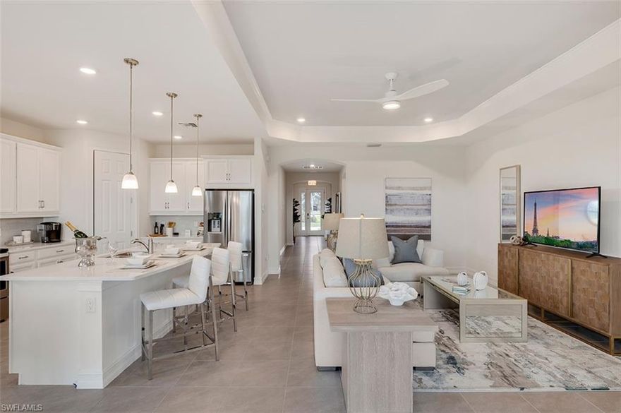 Currently under construction Shelby plan with pool/spa. One story, 3 car garage, 3 bedroom, 2.5 baths open concept floor plan.