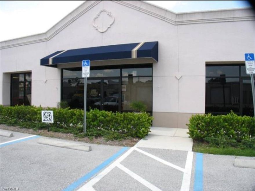 Corner Showroom / Retail / Office / Warehouse Available | ±2,123 SF now available for lease in Constitution Plaza, a professionally managed commercial complex located on Old 41 Road south of Bonita Beach / Naples border. | Highlights: • ±2,123 SF office condo • Corner / end unit • Ground-floor access • Open parking • Built 2004 • Ideal for Showroom, Retail, Office with Warehouse or personal use | Base Rent: $20-$24.00/SF | CAM: $5.06/SF (NNN) | Estimated NNN Monthly Rent: ˜ $4,500.00 | NNN Lease terms negotiable.