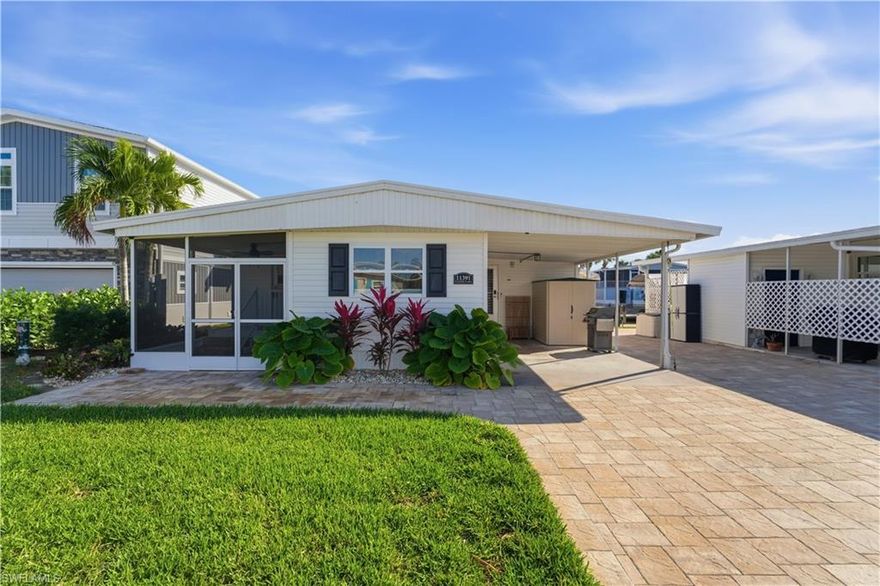 Welcome to 11391 Cypress Ln, Fort Myers Beach, FL—your dream canal-front retreat in the highly sought-after Bayside Estates community! This exceptional property boasts stunning water views right from your backyard, offering direct canal access perfect for boating enthusiasts and those who crave serene waterfront living.

Step inside to a bright, airy layout designed for comfort and relaxation. Enjoy your morning coffee or evening sunsets from your private patio, all while soaking in the tranquil sights and sounds of the canal. The lush landscaping and spacious outdoor area make this home ideal for entertaining or unwinding in your own tropical oasis.  (Some photos are virtually staged)

Bayside Estates is renowned for its vibrant, active lifestyle. Residents enjoy a full calendar of planned activities and events at the clubhouse, from social gatherings and fitness classes to arts, crafts, and community celebrations. It’s easy to make new friends and enjoy the best of Florida living here!

Located just minutes from the sandy shores of Fort Myers Beach, you’ll also have quick access to local favorites like Bayfront Bistro, Publix Super Market, Snook Bight Marina, and Charley’s Boat House Grill & Wine Bar.

Don’t miss your chance to live in one of Southwest Florida’s most desirable waterfront communities—schedule your private tour of 11391 Cypress Ln today and experience the Bayside Estates lifestyle for yourself!