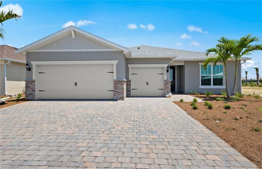 Beautiful new-construction Ashby floorplan offering 3 bedrooms, 2.5 bathrooms, and a versatile den. The home showcases a stunning double tray ceiling in the gathering room, white cabinets with quartz countertops, a pocket sliding glass door, and numerous additional upgrades throughout.

Located in Avalon Park within Ave Maria—one of Southwest Florida’s premier master-planned communities—residents enjoy peaceful pocket parks and convenient access to exceptional amenities. Just one mile away, Ave Maria North Park features sand volleyball, soccer and baseball fields, basketball courts, a playground, and shaded picnic areas. Water enthusiasts can opt into the Ave Maria Water Park, offering a beach-entry resort-style pool, lap lanes, waterslides, and a children’s splash zone. Less than two miles away, Ave Maria South Park provides a dog park, softball fields, bocce and pickleball courts, plus scenic walking and biking trails.

Experience vibrant community living at Avalon Park.