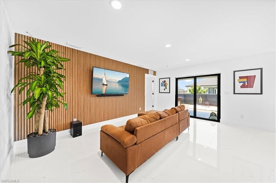 Discover a rare opportunity to own a truly one-of-a-kind home, thoughtfully customized to deliver a modern, clean, and luxurious living experience. Built in 2023 and completely reimagined by its owners, this property has been fully remodeled from top to bottom with no detail overlooked. From the floors, bathrooms, and kitchen to the lighting, walls, and finishes, every element has been carefully redesigned to reflect a refined, contemporary style that feels both elegant and inviting. Featuring 3 bedrooms, 2 bathrooms, and 1,394 square feet of living space, this home offers a perfect balance of comfort and sophistication. The interiors showcase textured walls, modern color palettes, and high-end finishes throughout, creating a calm and cohesive atmosphere that is rarely found even in newer constructions. Every space has been curated to feel intentional, warm, and effortlessly stylish. Step outside and you will find a beautifully upgraded exterior designed for both relaxation and enjoyment. The property includes a fully fenced yard, a newly designed front landscape, a storage shed, a dedicated playground area, and a stunning summer kitchen, perfect for outdoor entertaining and creating unforgettable moments with family and friends.
Located in a highly central area, this home places you just minutes away from some of the most desirable destinations in the area. Enjoy being only 7 minutes from Gator Mike’s Family Park, 9 minutes from Sun Splash Family Water Park, and less than 20 minutes from Crystal Lake Park and the Charlotte Harbor Preserve, offering the perfect blend of convenience, entertainment, and nature.
This is not just another home on the market. It is a unique offering for buyers who appreciate design, quality, and attention to detail, all at an exceptional value. Opportunities like this are rare and do not last.
Personal appliances and other structures installed on walls are negotiable, not included on the sale. Schedule your private showing today and experience firsthand what makes this property truly special.