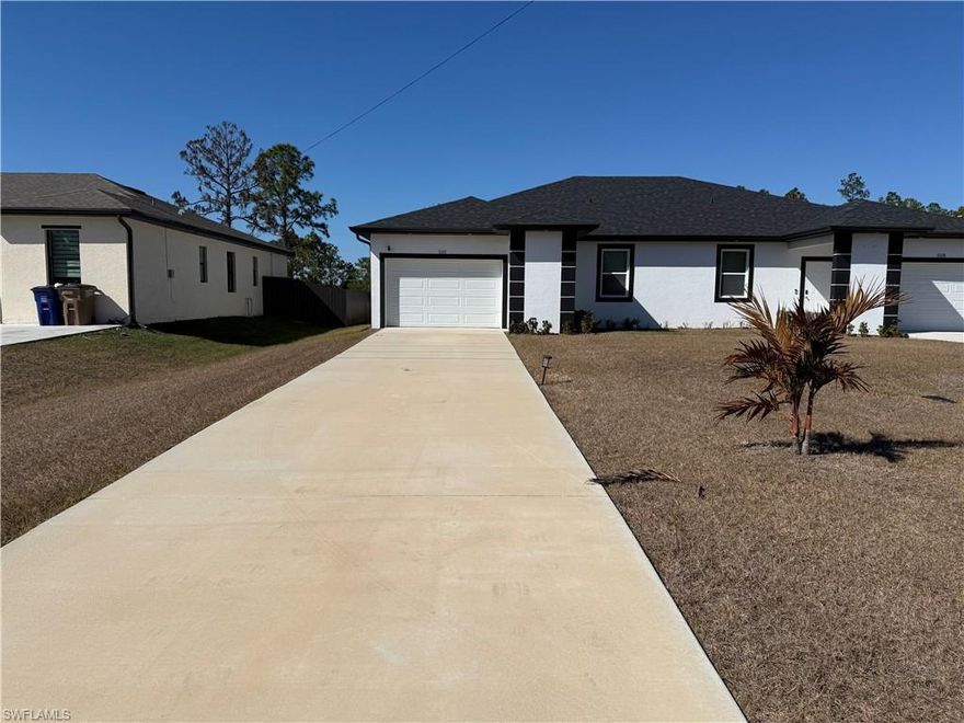 Beautiful 3-bedroom, 2-bath and 1-car garage featuring elegant marble tile flooring throughout. The kitchen offers granite countertops and stainless steel appliances. Enjoy outdoor living on the screened-in lanai. Conveniently located near schools and shopping, with easy access to Fort Myers.