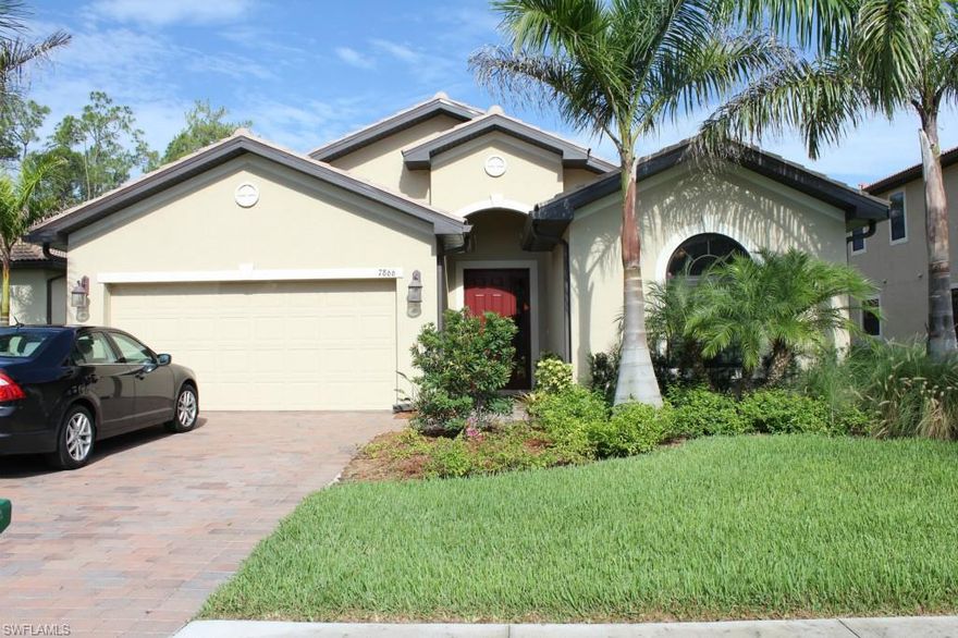 Single Family Home located in new North Naples community.  Bucks Run is a quiet and quaint community, located in an ideal location!  The community features just 60 homes with no through traffic.  This home is located on a quiet dead-end street near the end of the cul-de-sac.  While still offering the security of of a gated community & lawn maintenance, Bucks Run maintains very low HOA fees.  Located just north of Vanderbilt Beach Rd, this home is just a short distance from shopping, dining, I-75, schools, and the beach!  This home features plenty of upgrades including arched entrances, crown molding, decorative baseboards, modern fans &l light fixtures, fresh paint, and custom lighting.  This home is not located in flood zone. Seller is a licensed Real Estate Agent.