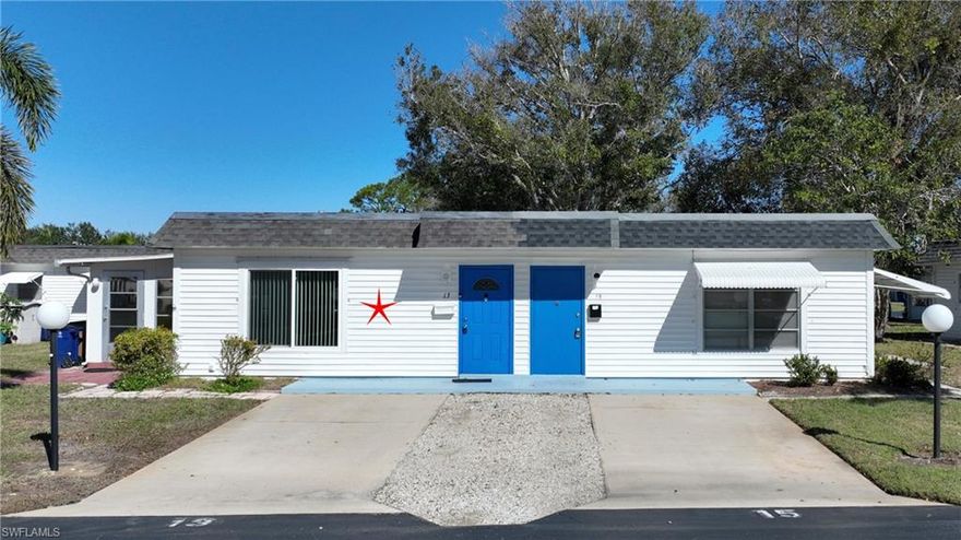 Check out this Orange Grove Park Condo- a 55+ community.  Beautiful 2 bedroom, 2 bath PLUS a Florida Room.  Don't let the age fool you.  Updates and upgrades throughout. Safety first with hurricane impact windows installed in 2024.  Recent kitchen and flooring refresh.  New roof in 2023.  Quiet street and boasts areas lowest association fees and low, low taxes.  This one is ready for a new owner TODAY!