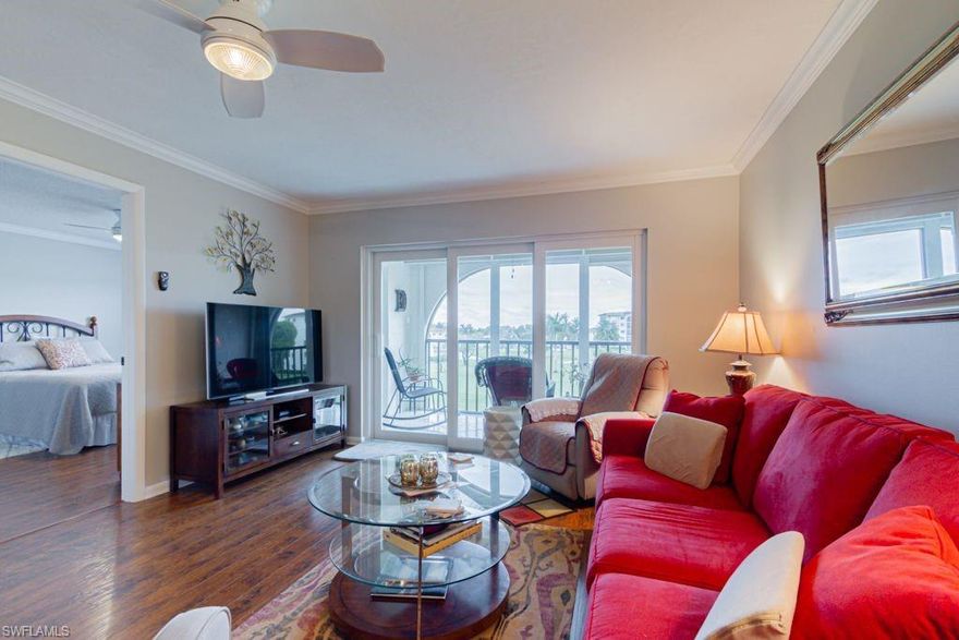 Fantastic views of High Point Country Club and recently renovated for a bright and comforting design. Located in the center of Naples, just minutes away from the beach, Waterside shops, 5th Ave, and many other Naples hotspots. Building is 55+ that comes with a carport right outside of the unit. The High Point Community has a ton to offer with Golf, Tennis, Pickleball, and many other social events.