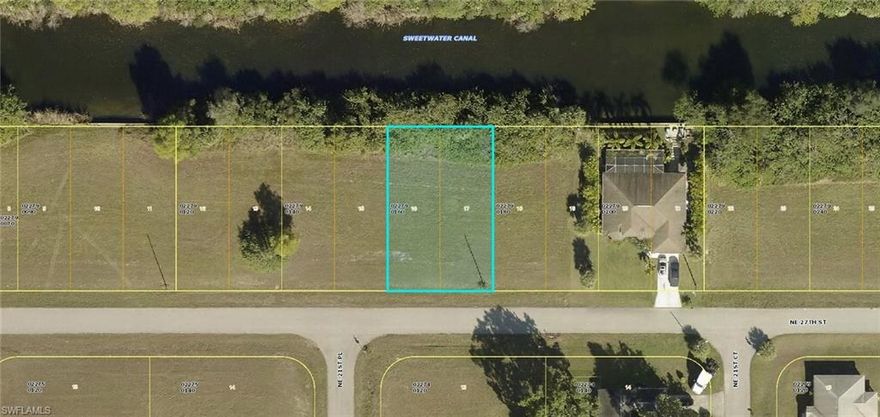 Beautiful water front lot in North East Cape Coral. Conveniently located minutes away from shopping centers on Pine Island road.