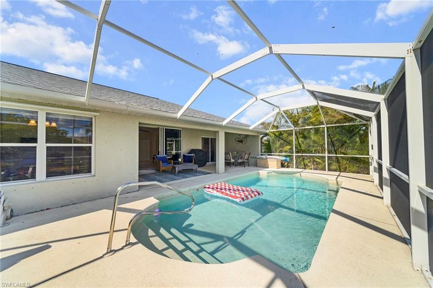 NO FLOODZONE!!! Welcome Home. Ready to make this 3 bed+ Den with Pool your own piece of paradise? Situated in the heart of Cape Coral and close to parks, Matlacha, Pine Island Sound and Many more FUN in the SUN places to explore from Sandy Beaches to Shelling. Enjoy lunch or dinner beachside and fabulous sunsets.