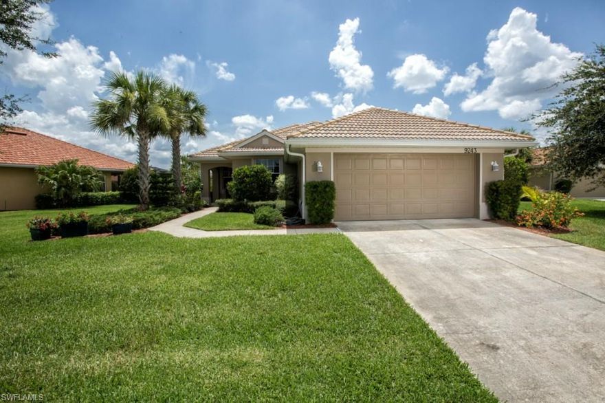 Like all amazing relationships...they begin with a great connection. As you approach this home you will notice & later really appreciate the oversized homesites on this ST. The additional space between homes provides more privacy than what is being offered today. This home has upgrades far above what is being offered in the new homes. As you enter the grand foyer you will instantly feel just how nice & well cared for this home is. The interior color pallet is neutral w/ a bit of modern fused with classical rich wood tones. The Madrid floor plan is all about flexible living & accommodates frequent visitors, family & those who prefer to manage business in their "warm climate" home office. A formal dining area with adjacent living room makes the lost art of entertaining simple. The family room & open concept kitchen provides a casual area to unwind from the day's activities. The island is perfect for a cup of coffee while catching up on your social media. The master suite enjoys a view of the protected preserve and has it's own access to the crown jewel of this home: The outdoor living area with an enclosed tiled patio featuring a relaxing 180* view plus amazing SW Florida sunsets!