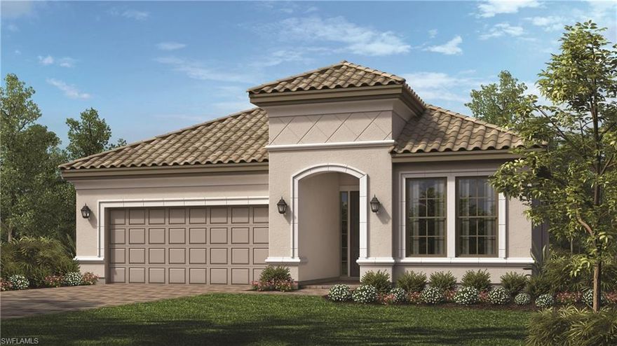 Under Construction - Santini Floor Plan - PHOTOS OF MODEL HOME- NOT ACTUAL HOME- READY in December -  3 Bedroom, 3 bath with a den. Beautiful Custom Pool.  Gourmet Kitchen ,roughed for outdoor kitchen, Crown Molding Throughout Loaded with upgrades.   Call sales center for details.