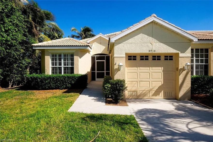 2 BEDROOM 2 BATH ATTACHED VILLA IN LEXINGTON COUNTRY CLUB'S LAKE VILLAGE. THIS "CAMDEN" FLOORPLAN IS IN PRISTINE CONDITION AND HAS ONE OF THE LONGEST DRIVEWAYS IN THE SOMMERSET VILLA SECTION.LOADED WITH UPGRADES! A/C COMPRESSOR WAS REPLACED IN JANURAY 2018,QUARTZ COUNTERS IN THE KITHCEN,HURRIACANE WINOWS AND SLIDERS,NEW CABINETS IN THE KITCHEN,NEWER APPLIANCES,BOSCH DISHWASHER,TILED LANAI,ACRYLIC SLIDERS ON THE LANAI,PLANTATION SHUTTERS AND SO MUCH MORE. EASTERN EXPOSURE FROM THE LANAI.