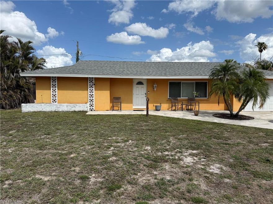 Have you thought about creating another stream of income? Maybe you would like a 2nd home just minutes to Bonita Beach? You may be ready to buy after renting? Or maybe you've been searching for yourself for a great value property in the heart of Bonita Springs? This newly available property is priced to sell in a non HOA community with no rental restrictions! 3 bedrooms, 2 baths, large, updated kitchen, this home's layout gives you so many options. Roof replaced in 2019, and the A/C and water heater are BRAND NEW (2025)! A/C has a 10 year warranty, and features the newest style freon! BIG fenced in yard, with plenty of room for a pool, and no pet restrictions, so your fur babies can roam! Two living spaces, and the 3rd bedroom (currently being used as an office) is very large and attached to laundry room, with its own bathroom steps away. This community is super close to the downtown Bonita Springs booming arts and entertainment district! Situated right off of Bonita Beach Rd, the beaches are minutes to the west, while I75 is just to the east. Such a great opportunity to create some passive income with short term rentals, long term rentals, or just a wonderful space for any homeowner to make their own! Professional photos coming soon!