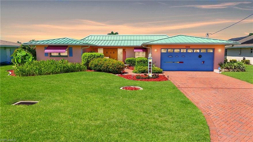 Welcome to luxury waterfront living in Palaco Grande! Just minutes from open water, this exceptional home offers direct, no-bridge access to the Caloosahatchee River and the Gulf of America, making it a dream for boating enthusiasts. 

Unwind in the screen-enclosed lanai with a sparkling private pool while taking in breathtaking Westerly sunset views every evening!

With a metal roof, automatic storm shutters and no storm or flooding damage, this home offers complete peace of mind. 

Unbeatable location — conveniently located near top shopping, dining and the Midpoint Bridge for easy access to Fort Myers.

Whether you’re looking for a full-time residence, vacation getaway, or high-demand rental, this property offers it all. Quick closing available!