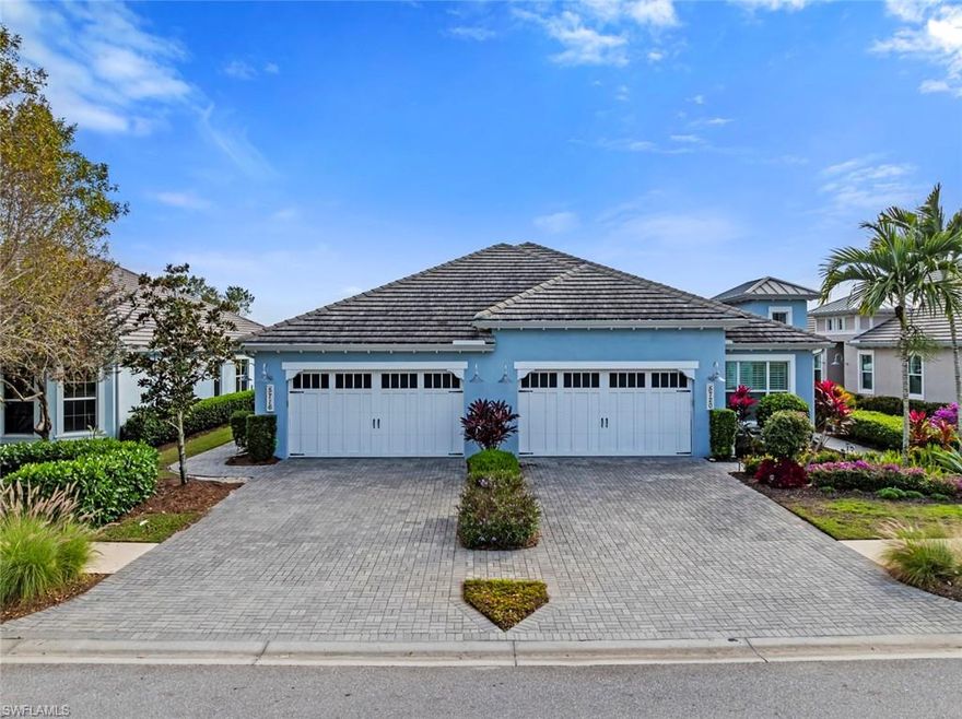 Location, Location, Location! Welcome to The Isles of Collier Preserve, where this beautifully furnished Dahlia-model villa combines comfort, style, and natural serenity—perfectly positioned on the most desirable villa street in the community. Recently enhanced with a brand-new custom pool and spa, complete with a picture-frame screen enclosure, the southern exposure outdoor living area invites you to unwind while taking in sweeping, peaceful views of the preserve.
Inside, the thoughtful floor plan features two bedrooms, a private den—ideal for a home office, creative studio, or additional guest room. Set on highly coveted Highbourne Street, this villa enjoys one of the premier locations in the Isles. You’re just a short walk from the amenity center and the National Pickleball Center, with convenient access to all three community entrances.
The bright, well-appointed kitchen features white cabinetry, granite countertops, upgraded decorative backsplash, under-cabinet lighting, stainless steel appliances, and generous storage. Ceiling fans adorn bedrooms, den, living room, and lanai. Impact-resistant windows and doors paired with upgraded plantation shutters add both elegance and security. A two-car garage includes epoxy flooring, heavy-duty shelves, and provides everyday convenience. 
Residents of The Isles of Collier Preserve enjoy an extraordinary collection of amenities, including a resort-style pool, lap pool, state-of-the-art fitness center, tennis, pickleball, bocce, and scenic kayak trails that lead out to the bay. Additional highlights include a dog park, eight miles of nature-rich hiking and biking trails, and poolside dining at the Overlook Bar & Restaurant. A full calendar of classes, clubs, and events—curated by the onsite management team—ensures endless opportunities to connect, explore, and unwind.
All of this is just minutes from the world-class dining, boutique shopping, and pristine Gulf beaches of Old Naples.