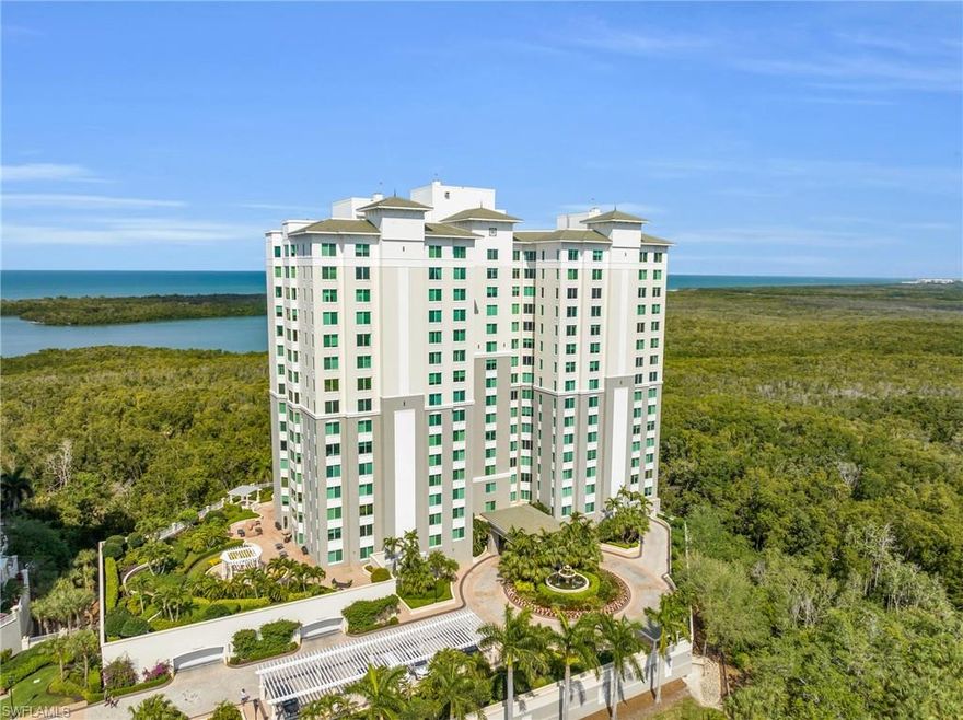 This is the one you've been waiting for!!  From the moment you step off of your private elevator in to this stunning 4bd/3.5 bath condo on the 17th floor, you will be treated to breathtaking, panoramic views of Turkey Bay and the Gulf of Mexico.  A newly-remolded kitchen, compete with wolf/sub-zero appliances, a double island and countless upgrades, is ready for you to move right in and start enjoying the Naples lifestyle.  A thoughtful floor plan that offers maximum privacy for you, your family and guests.  The beautiful designer finishes in every room add to the allure of this one of a kind condo.  The Grande Geneva has its own pool, exercise center and beautiful social room.  In the heart of the community, residents enjoy The Club at the Dunes - a 25,000 square foot amenity center offering a resort style pool, indoor/outdoor food and beverage options, fitness center, tennis center as well as additional recreational and social activities.  Finally, this condo comes with the ability to have The Floridian Beach Club membership, which is one of the most exclusive and best beach clubs in Naples.   There is a shuttle service that provides transportation to and from the Beach Club with membership.  This condo is one you can not  miss!