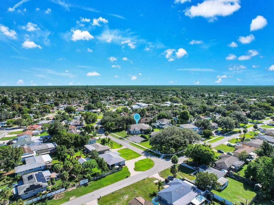 Fantastic low maintenance SWFL living with impact windows! The villa is situated in a deeded non-gated community that is only a short walk to community park, right around the corner from the Courtyard at Golden Gate community pool, less than half hour drive to the beach, close to public golf courses, and surrounded by tons of shopping & dining options. Quad designed building with assigned parking, screened front entry & long side screened lanai overlooking a spacious yard area, great room layout, split bedroom floor plan, updated kitchen, and laundry room with lots of storage space. This home is ideal for seasonal or annual Florida living, plus it offers affordable condo association fees. Highly desired Naples location!