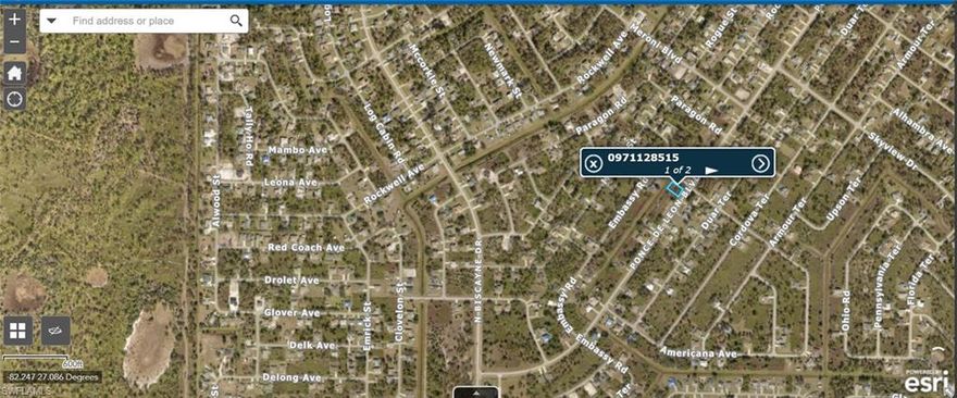 Beautifull lot offers a unique opportunity to build the home of your dreams, Situated in North Port a quiet area, this land boast panoramic views and convenient location close to local amenities. With ample space to design and build, this lot is perfect for those looking to create their own personal paradise. Don't miss the change to turn the space this land into your HOME!!