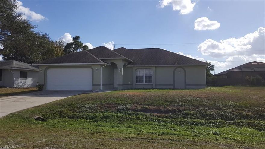 Pick your own colors! 4br, 2ba with a 2-car garage. Home needs flooring in bedrooms and interior paint. This property is being sold As-Is with the right to inspect.