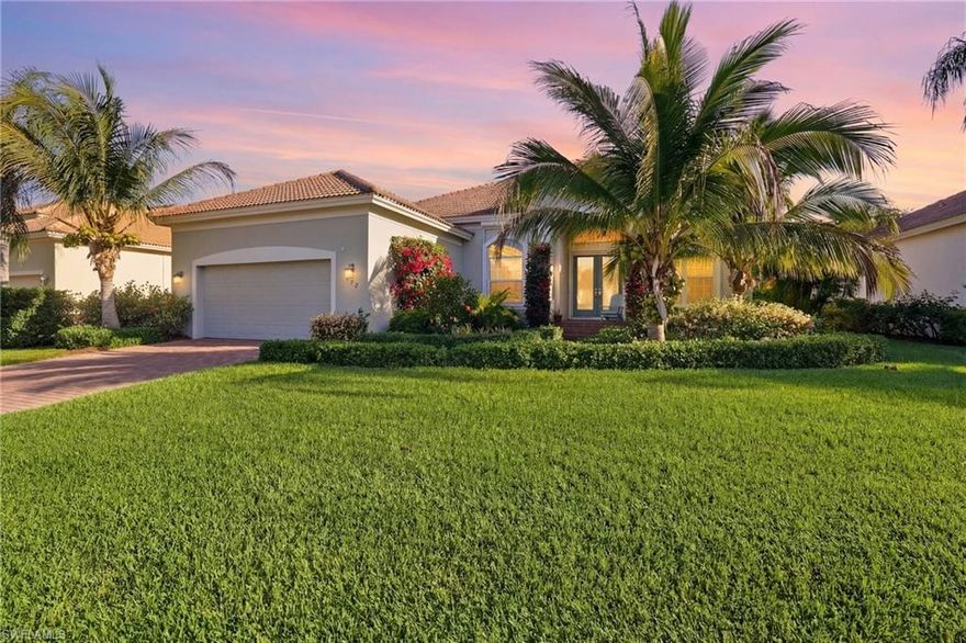 Located in the gated community of Emerson Square in Fort Myers, this 2010-built home offers 3 bedrooms plus an office, 2 bathrooms, and 2,153 sq ft of living space with a functional layout and lake views.
The interior features an open floor plan with a dedicated office/flex space and a newly updated kitchen with brand new cabinetry that has never been used. Main living areas provide a seamless flow to the outdoor space.
The oversized screened lanai overlooks a stunning lake view and includes a pool added in 2017, along with a paver pool deck—ideal for outdoor living. Additional exterior features include a paver driveway, tile roof, and hurricane shutters installed in 2021.
Emerson Square is a centrally located, gated community with convenient access to major roadways including US-41 and I-75. Just minutes to Southwest Florida International Airport, Gulf Coast Town Center, Miromar Outlets, Florida Gulf Coast University, and a wide range of shopping, dining, and entertainment options. Approximately 20–25 minutes to Southwest Florida’s Gulf beaches.