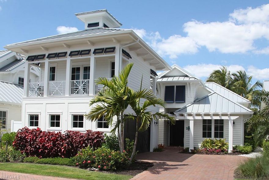 H5558 - Immediate occupancy is available in this boaters dream home located in the heart of downtown Naples. Designer decorated, including Swarovski crystal chandeliers.  The masterfully designed single-story main house with custom Ruffino cabinetry, white oak wood flooring throughout, specialty mosaic tile work in baths, tongue & groove ceiling, gourmet kitchen with Wolf/Subzero appliances (including gas range) & expansive covered outdoor terrace w/ grilling station, outdoor fireplace & electronic screen protection. Tropical pool & spa area with Shellstone decking. CBS construction, standing seam aluminum roof, natural gas feed. A 2022 24 ft center console Everglades boat is included with the sale of this home. New 10,000 lb boat lift is being installed. Mangrove Bay is nestled along the Gordon River in Old Naples & adjacent to Baker Park, the Naples Dog Park, 5th Avenue Shopping & Dining & the Gulf Beaches. Mangrove Bay offers a luxury resident Wellness Center with state-of the art- fitness room, resident lounge, ground level kayak/paddle board storage and private boat ramp. Professional photos to come.