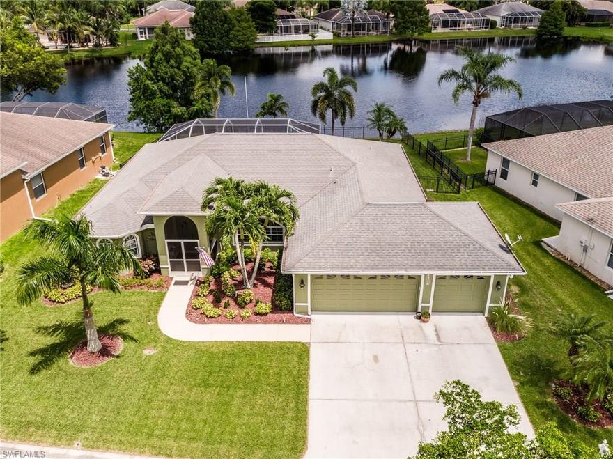 Completely remodeled and ready for you to enjoy... This amazing home features a split floor plan with 3 bedrooms/ 2 bathrooms. The home is situated on the lake with a fenced in yard creating a perfect setting to let your mind relax. Inside, tile and carpet adorn the floors with simple and clean colors throughout. The kitchen is the focal point of the house though, bringing the new paver patio decking, which accent the heated pool, together with the open floor plan of this amazing home.  The island in the kitchen is the conversation piece for all who visit, providing amply place to enjoy a glass of your favorite wine or sit quietly and enjoy a simple meal. Both bathrooms are complete with granite and have been improved so that nothing needs to be changed. This home requires a showing as there just is to much to mention.... Take a preview of the virtual tour that is attached and schedule your appointment today. This home will not last long...