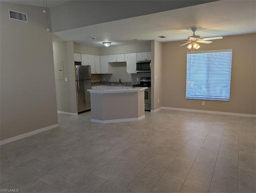 3 bedroom, 2 bath all updated with newer tile floors throughout.  Full size washer and dryer.