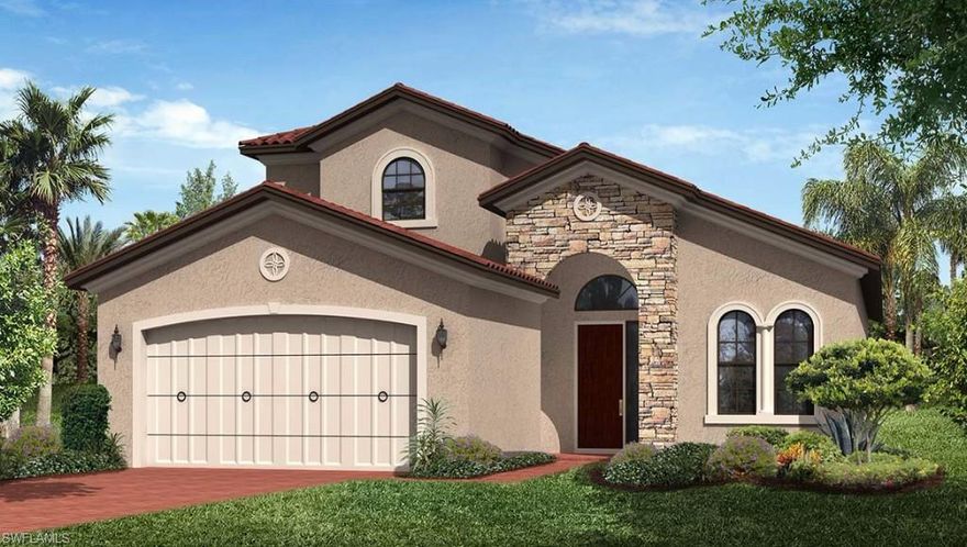 Quick Move In Two Story Bedford Plan! Private Southern facing Two Story home with gorgeous Gray wood look tile throughout! Additional Upgrades include, light color kitchen cabinets, Level 3 granite, upgraded Base and Casing, all stainless appliances, French den doors, kitchen rough-in and upstairs loft for all to enjoy. Added feature on this home is viewing the lake from your front door!  Barrington Cove is ideally located to schools, beaches, shopping and airport! Come view this home already under construction - This is one not to miss!!