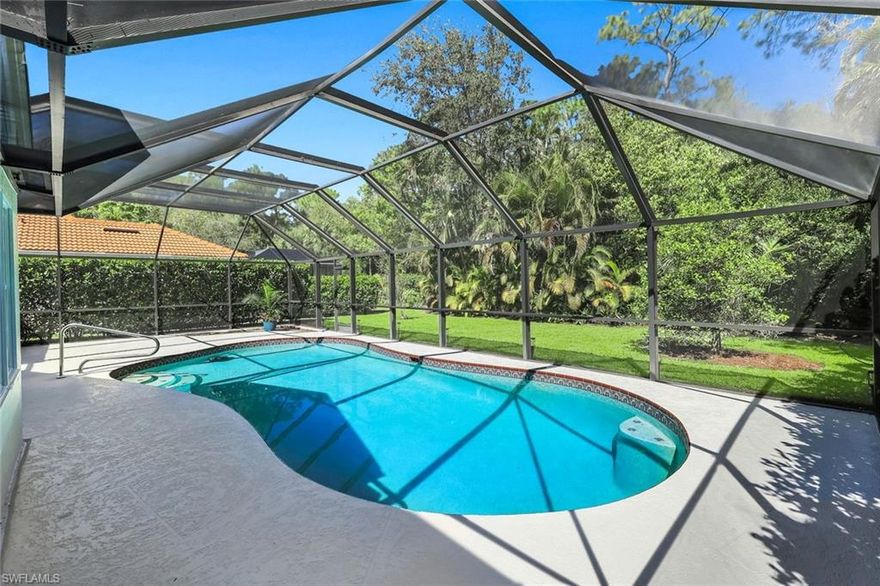 Imagine stepping into a home where the major updates are already complete and the lifestyle begins immediately.
Located in the intimate, gated community of Eagle Creek Golf & Country Club, this beautifully maintained pool home offers something increasingly rare in Naples — a welcoming neighborhood that truly feels like a small town, where members know each other by name and community life naturally comes together around golf, dining, and social events.
Even more rare: the seller’s transferable golf membership allows the next owner to skip the waitlist and enjoy full golf privileges right away.
Inside, the home blends comfort and thoughtful updates, highlighted by a fully remodeled kitchen featuring a premium AGA Mercury induction range, fresh interior paint throughout, and a den converted into a true third bedroom — perfect for guests or a home office.
Equally important, the home provides peace of mind with major improvements already completed, including a newer roof, updated A/C systems, full home replumb, and numerous mechanical and appliance updates — allowing the next owner to focus on enjoying Naples living rather than planning renovations.
Step outside to a private screened pool and lanai designed for relaxed outdoor living year-round.
Set within Eagle Creek’s boutique country club environment — offering championship golf, tennis, pickleball, fitness, dining, and an active social calendar — this home delivers both lifestyle and comfort in one of Naples’ most personable golf communities.