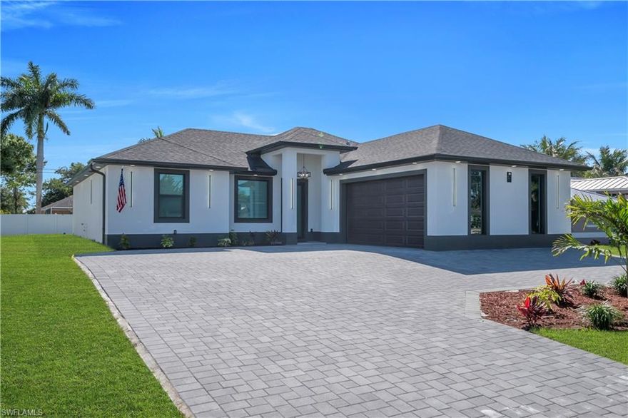 Stunning new construction in a sought-after location! Located in a non-flood zone with assessments paid, this exceptional 3-bedroom, 2-bath residence offers upscale living with very high-end finishes throughout. Featuring a beautiful circular paver driveway, impressive curb appeal, and designer touches, this home combines elegance and functionality. Move-in ready and built to impress—an outstanding opportunity for buyers looking for quality, convenience, and long-term value.