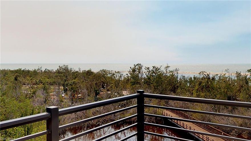 Bask in contemporary luxury in NEW CONSTRUCTION with every imaginable amenity and top of the line finishes, including bamboo flooring, state of the art security, chef's dream kitchen, etc. Enjoy private UNOBSTRUCTED SUNSET VIEWS OVER THE GULF OF MEXICO and SUNRISES OVER THE PRESERVE from beautiful lanais on all levels and the lookout. Have fun in the OVERSIZED LAP POOL WITH WATERFALL FROM SECOND FLOOR SPA. Stay fit while enjoying the BEAUTIFUL SCENERY, fitness center, and beachfront pool Marco's ONLY PRIVATE GATED COMMUNITY. ACCESS to private beach and kayaks just steps away. High end SMART HOME automation by Control4 covers lighting, entertainment, security, energy, LUXURY POOL, SPA, WATERFALL, and other connected devices. Enjoy PRIVACY from the preserve, which protects future development on 3 sides of the home. The home features 10,000 square feet including all terraces & decks, and 4,800 square feet of air conditioned space that is laid out to host grandchildren, guests, large gatherings, a multi-generational family, or a couple that enjoys sumptuous living. If you can dream it, this home has it.