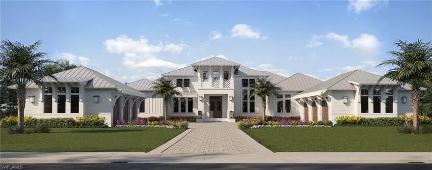 Award winning, Covelli Development proudly presents this masterfully designed and meticulously constructed home that offers an unparalleled level of finish and quality throughout. This architecturally inspired West Indies masterpiece features over 7,200 square feet of living space including 6 bedrooms, 6-car garage, plus study. All perfectly situated on 1.31 acres. This home truly has it all, a wood paneled custom Library, a two-story living room with rich wood beams, accompanied by an exquisite wet bar area that transforms the space into an area sure to satisfy any entertaining needs. The custom, gourmet kitchen and elaborate pantry boasts Wolf and Sub-Zero appliances. There is a custom designed 45-foot pool bordered by an outdoor living space equipped with motorized screens/shutters, gas fireplace, and fully equipped grill/bar area. A few of the added features include “Legno Bastone” wide plank wood flooring, “Crestron” lighting system, and a 70 KW “Kohler” Generator.  This home checks all the boxes and is sure to impress even the most discerning buyer. This is your opportunity to live in comfortable, timeless elegance.  Anticipated completion date approx. March/April 2021.